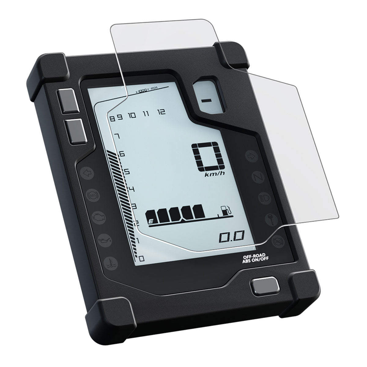 YAMAHA TENERE 700 2019+ NANO GLASS Dashboard Screen Protector + X2 fitting kits