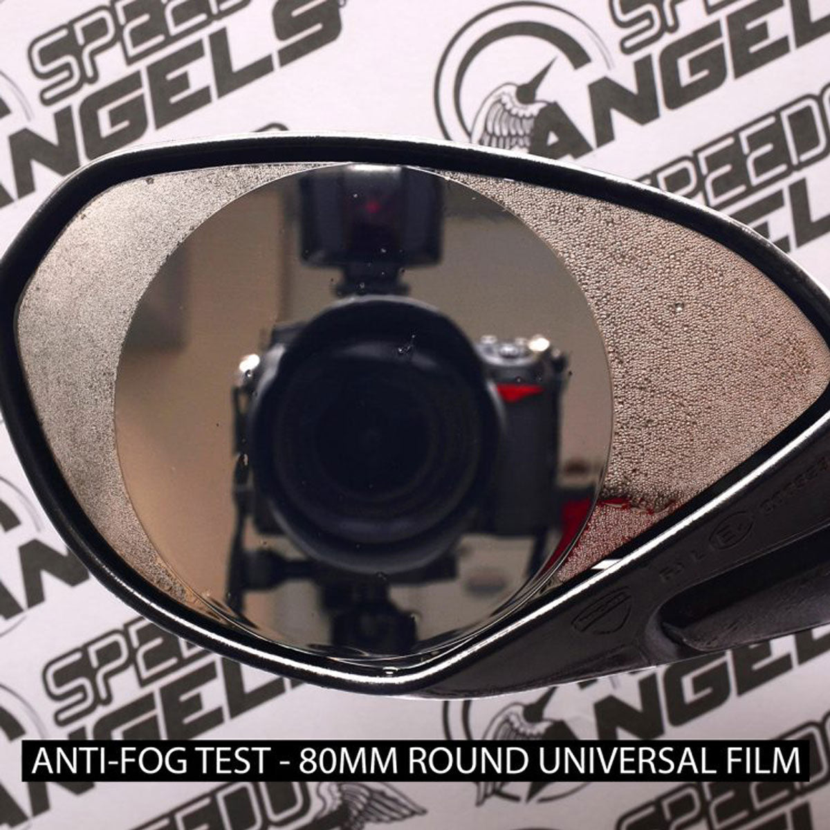 Water Repellent / Anti Fog Motorcycle Wing Mirror Protectors: Universal 90 x 45mm Oval