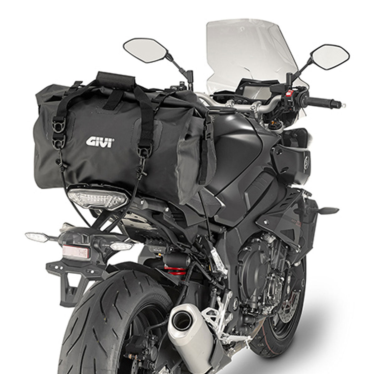 Givi Cargo Bag 40L in use on a motorbike