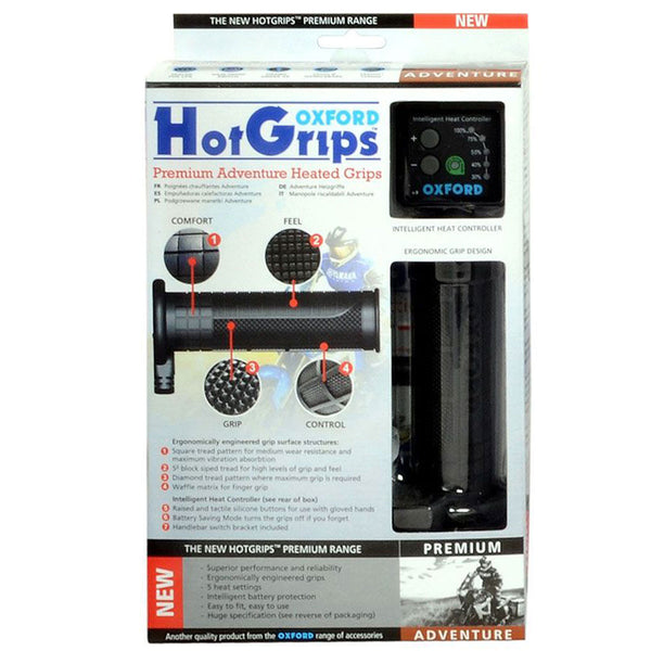Oxford Hot Grips Premium Adventure with V8 Switch