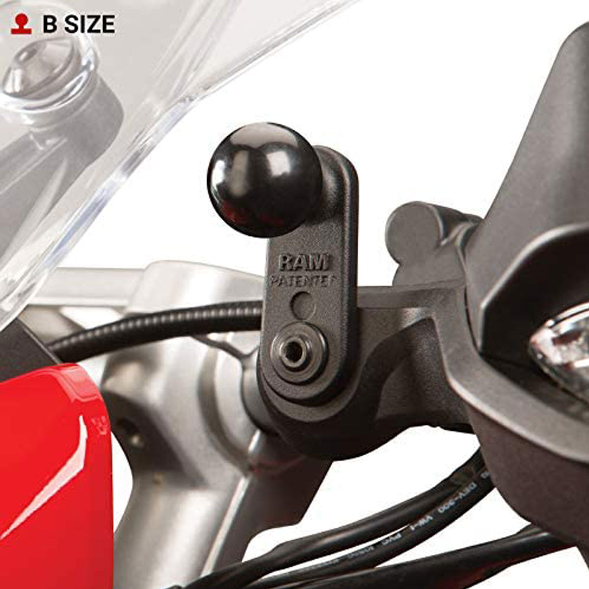 RAM 11mm Bolt Head Adapter Ball Base