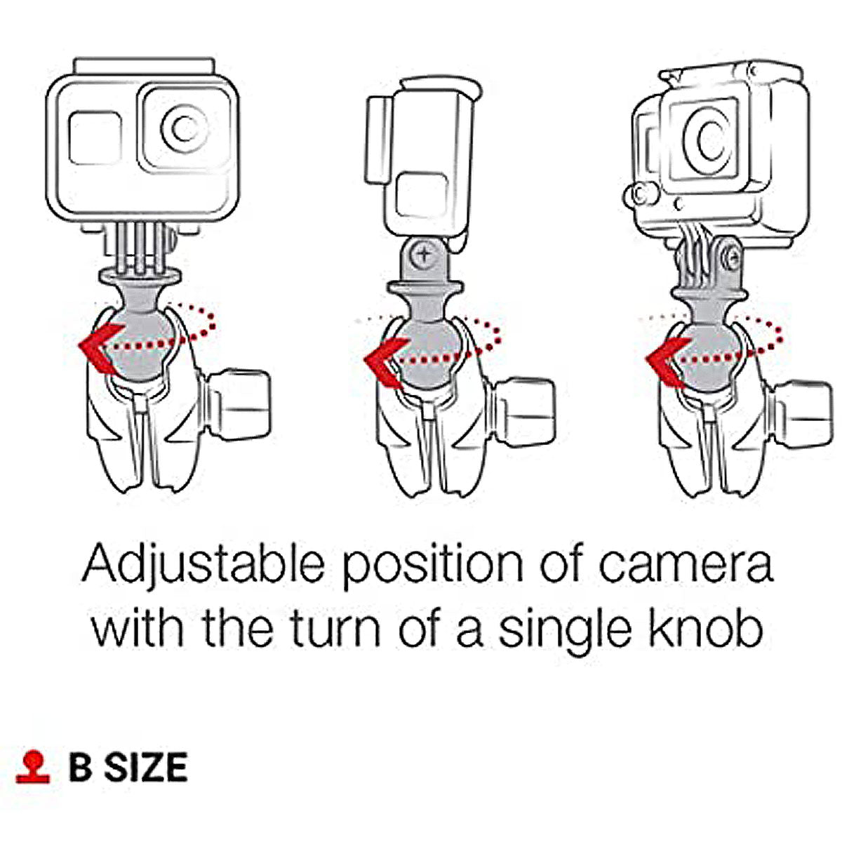 RAM Action Camera Universal Ball Adapter