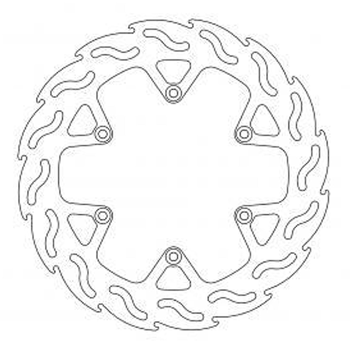 Moto Master Rear Brake Disc 110600 (Beta / Husa / Husq / KTM)