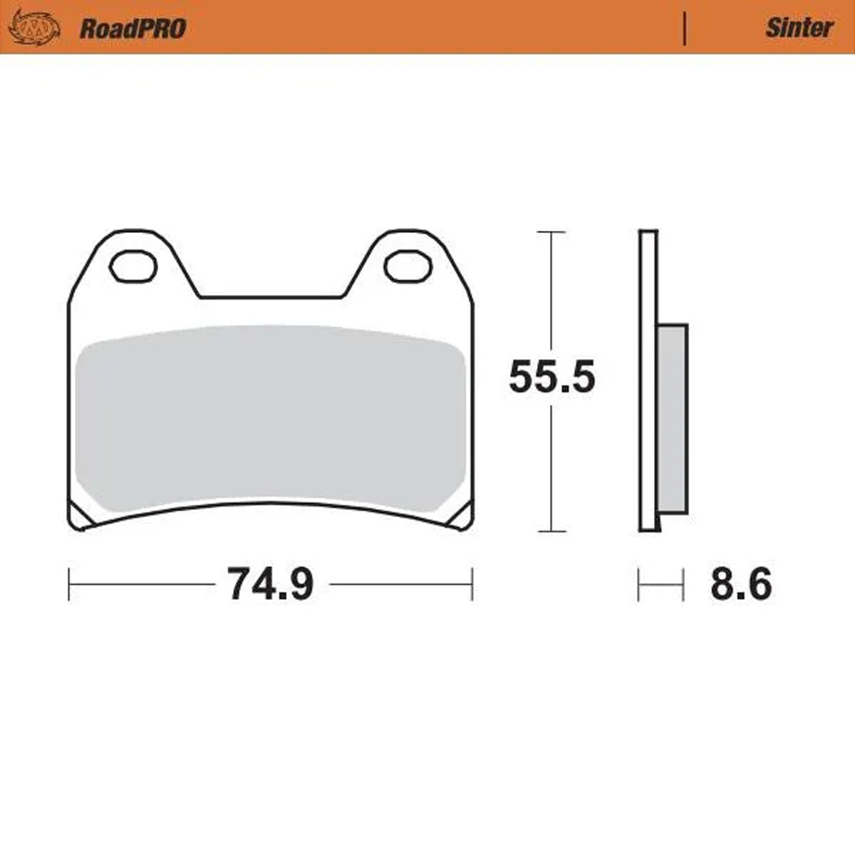 Front Brake Pads 404301 Sinter Aprilia, Benelli, BMW, Ducati, KTM, Norton