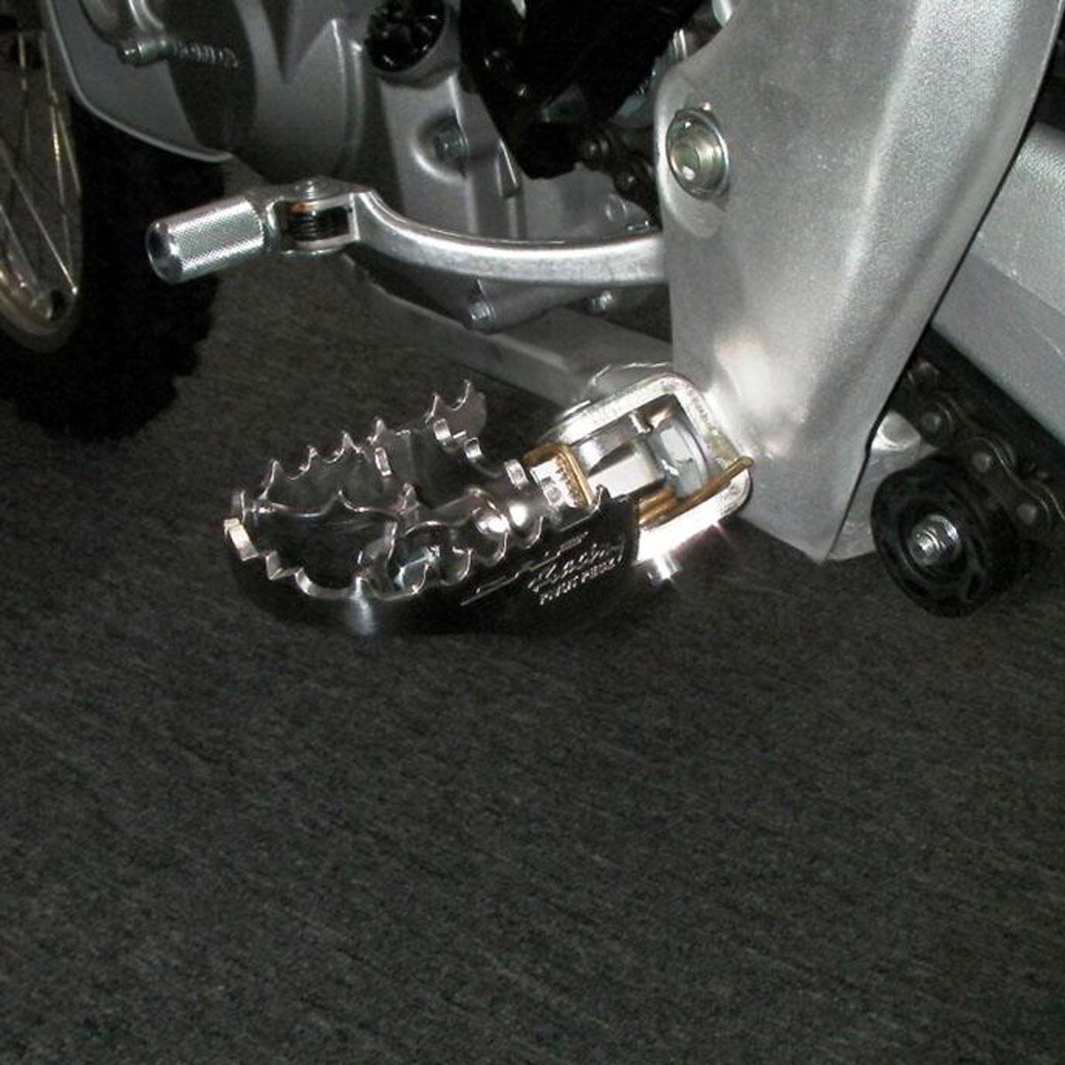 Pivot Pegz fitted side angle view