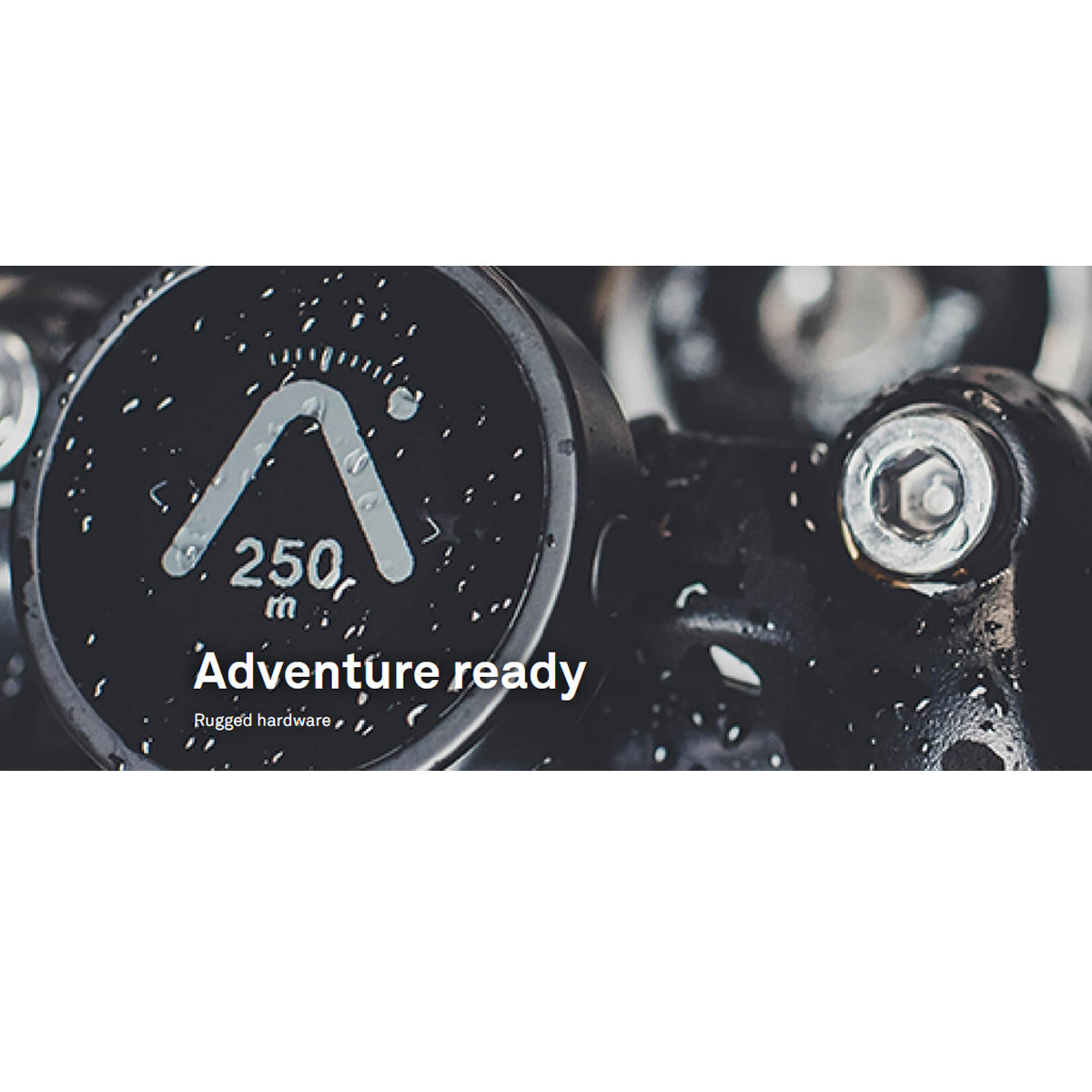 Beeline Moto - Gunmetal Grey: Metal Edition waterproof