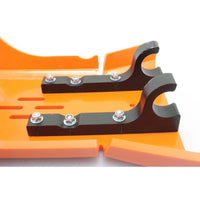 KTM Bash Plate AX1483 ORG - 450/500 EXCF/XCFW 17-22 close up