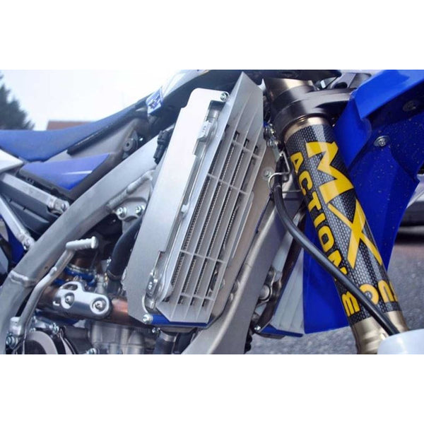 AXP Yamaha WR250F - YZ250FX Radiator Braces AX1345 (Blue Spacers) 2015 - 2019
