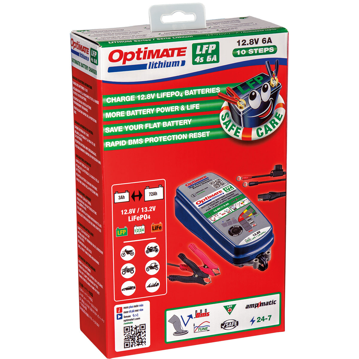 OPTIMATE 6 Chargeur de Batterie Tecmate TM-360 12V 6A