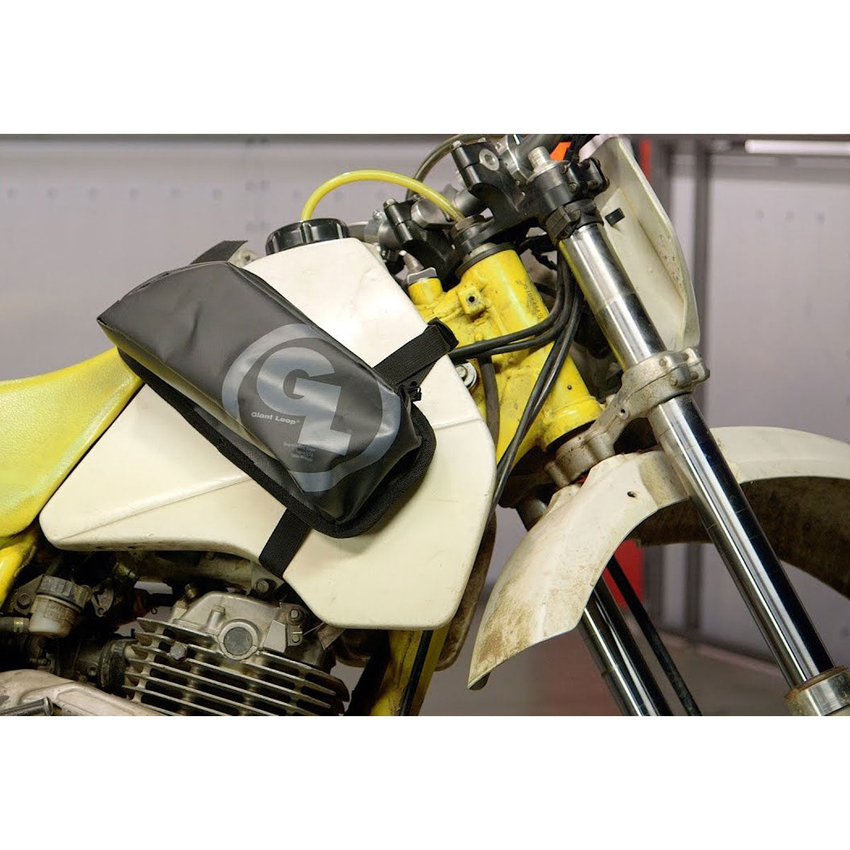 Giant Loop Pannier Pockets on bike