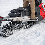 Giant Loop Revelstoke Dry Bag fitted to a snow bike