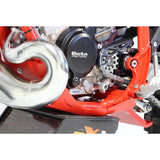Beta Bash Plate AX1563 RED - 125/200RR 20-22 fitted to bike