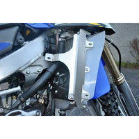 AXP Yamaha WR250F - YZ250FX Radiator Braces AX1345 (Blue Spacers) 2015 - 2019 fitted to bike