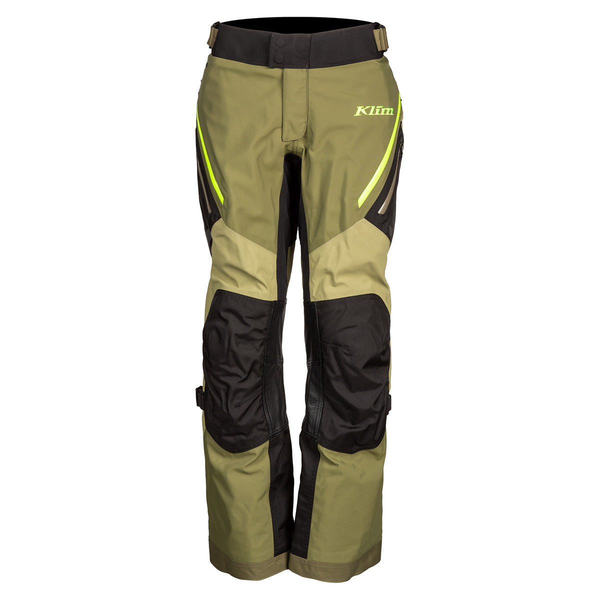 Klim Artemis Pants sage hi vis front view