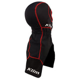 Klim Covert Balaclava (series #1) black with red stitching - rear view