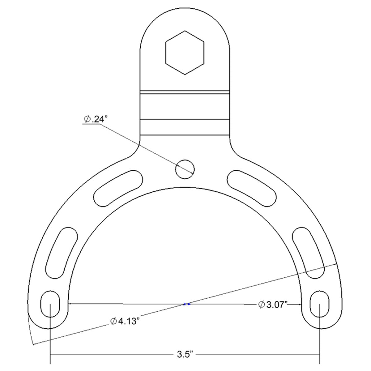 RAM Fuel Tank Ball Base - Small