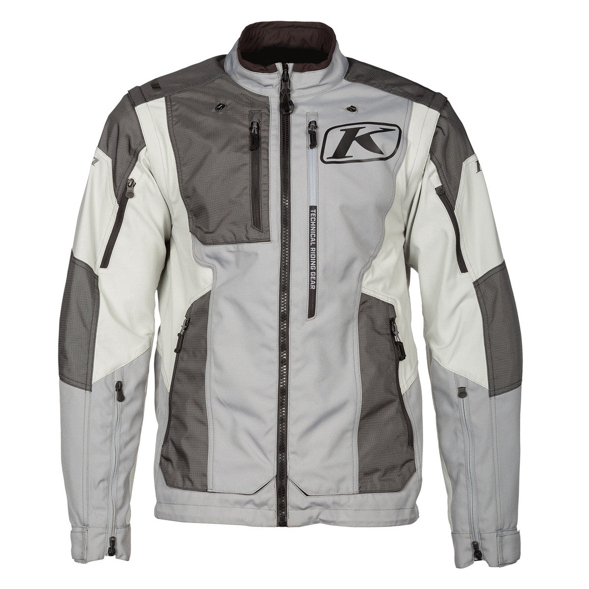 Klim Dakar Jacket (series #2) in grey front view