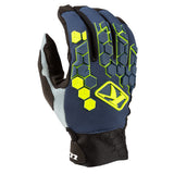 Klim Dakar Gloves (series #4) in vivid blue