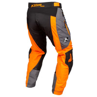 Klim Dakar In The Boot Pants grey and strike orange rear view