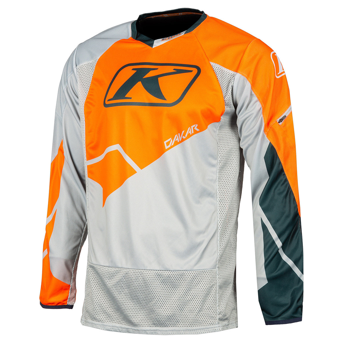 Klim Dakar Jersey (series #8) striking petrol front view