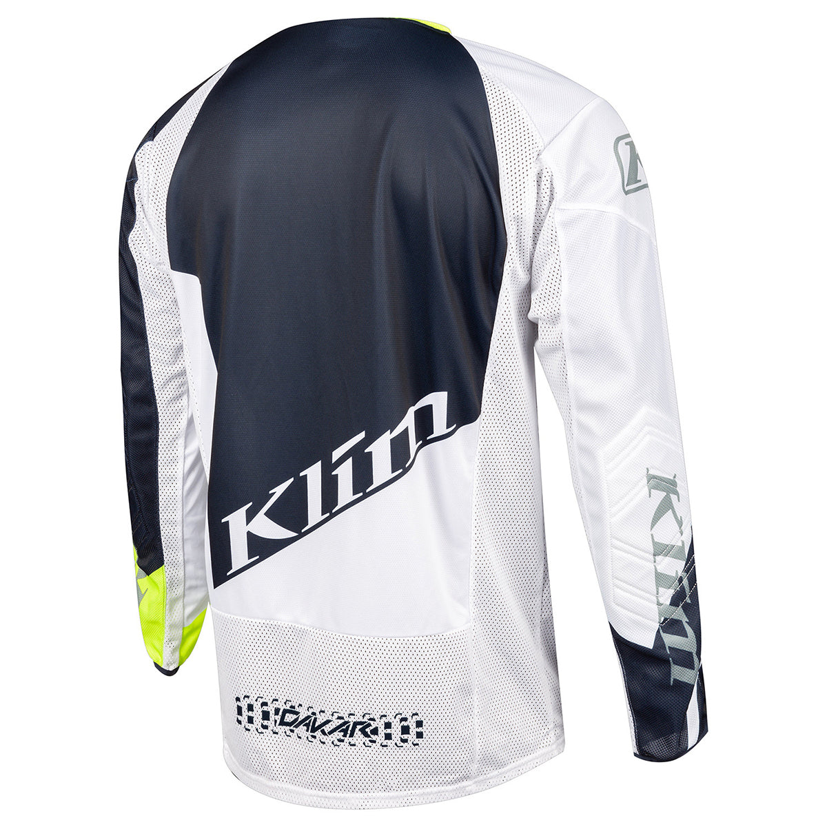 Klim Dakar Jersey (series #8) in vivid blue back view