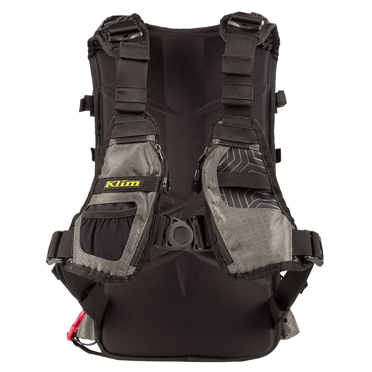 Klim Nac Pak vented back panel view.