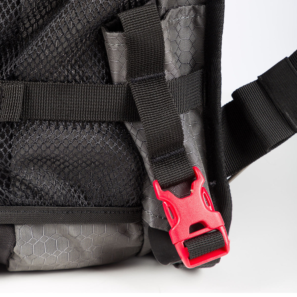 Klim Nac Pak close up of buckle on bag