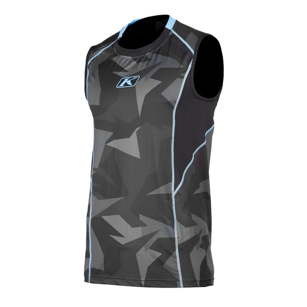 Klim Aggressor Cool -1.0 Sleeveless Shirt camo front angle