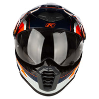 Klim Krios Pro Helmet striking orange front view