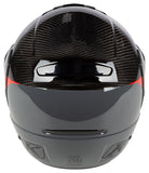 Klim TK1200 Helmet red and black rear view
