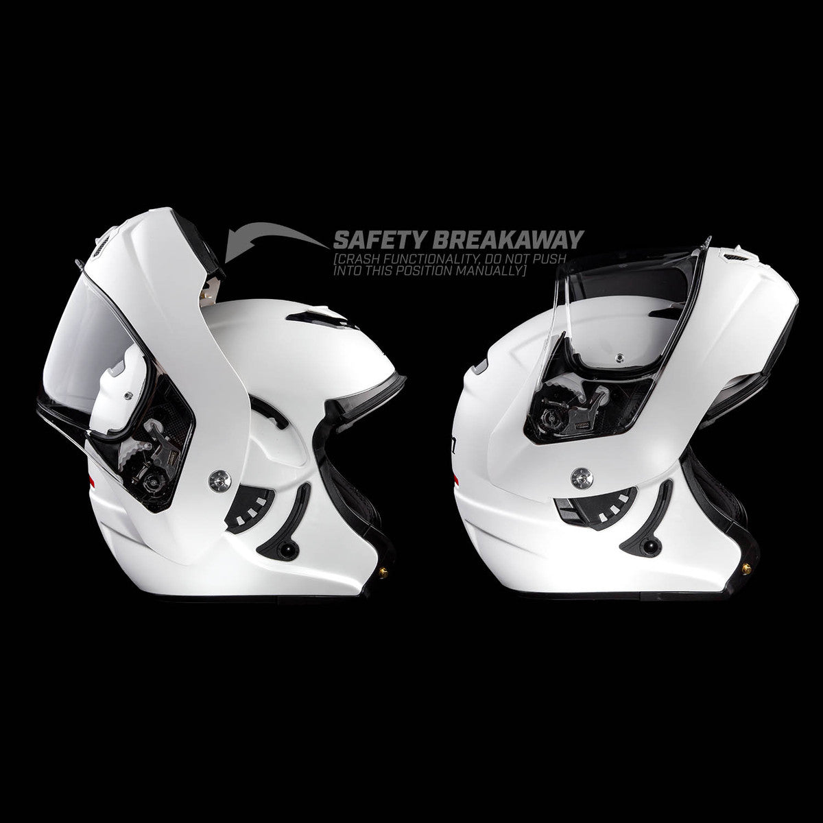 Klim TK1200 Helmet modular safety break away function