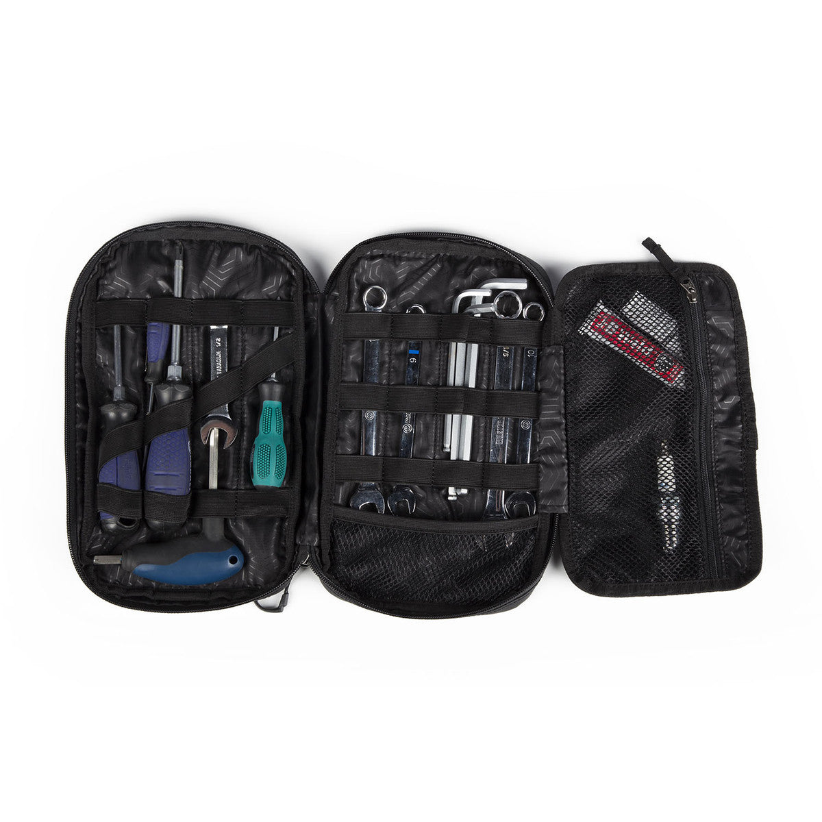 Klim Tool Pak open and displaying contents