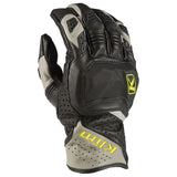 Klim Badlands Aero Pro Short Gloves yellow and grey
