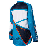 Klim Women's XC Lite Jersey - blue and orange back view