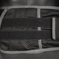 Klim Badlands Pro Jacket back protector belt close up