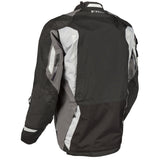 Klim Badlands Pro Jacket black and grey, rear view