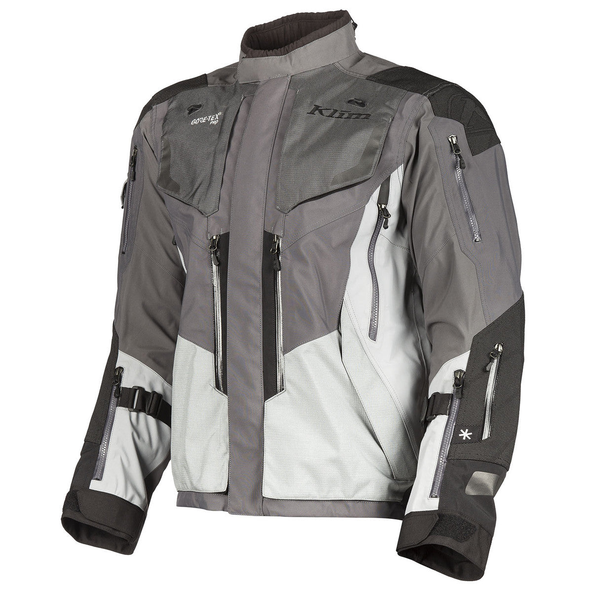 Klim Badlands Pro Jacket  grey front view