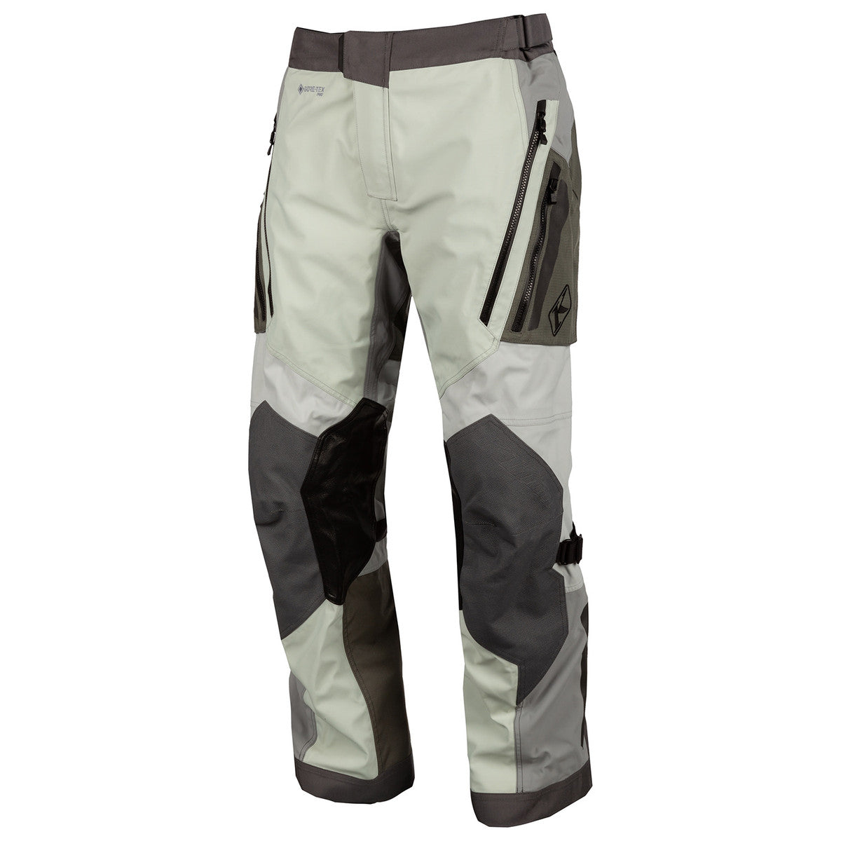Klim Badlands Pro Pants (series #2) light grey front view