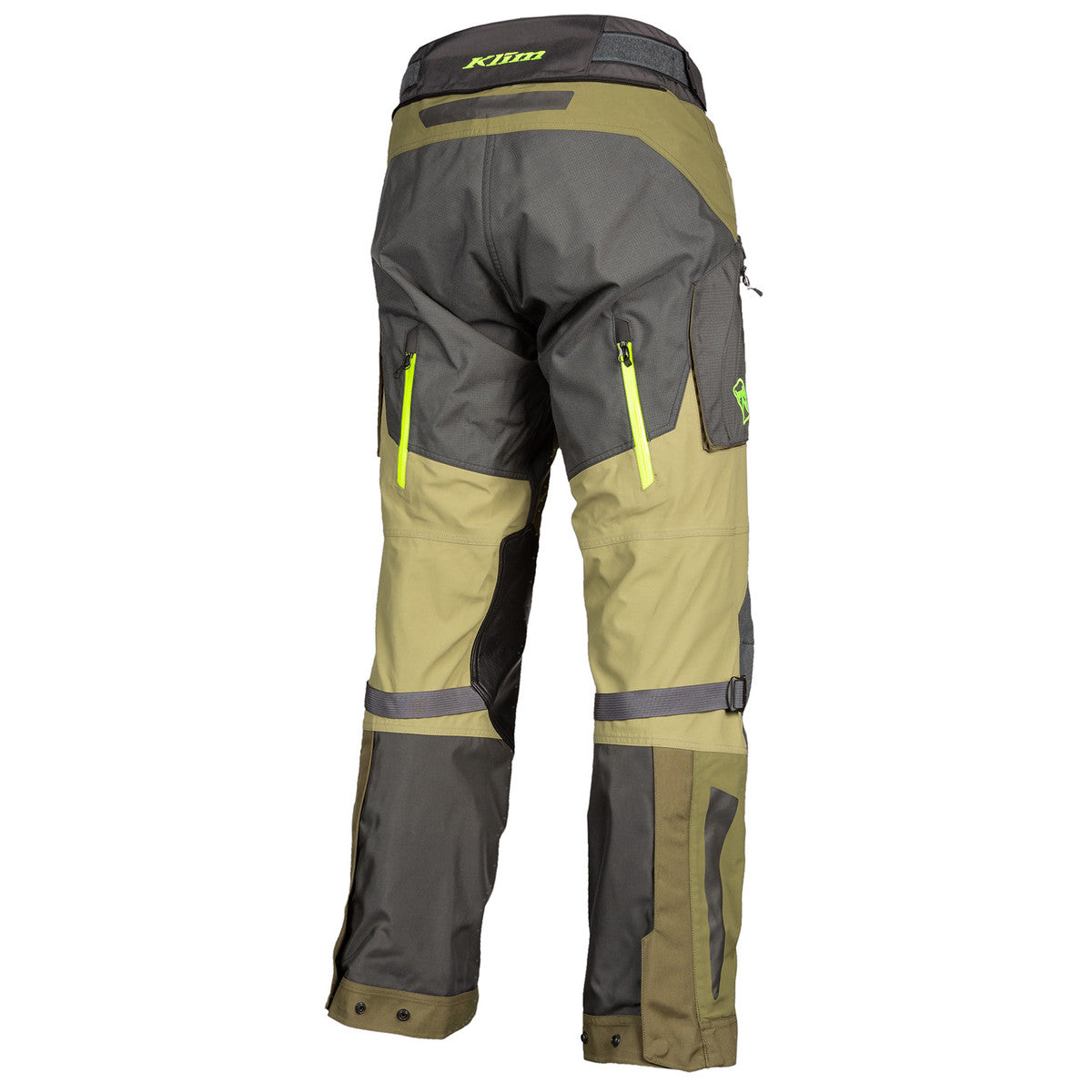 Klim Badlands Pro Pants (series #2) sage hi vis back view