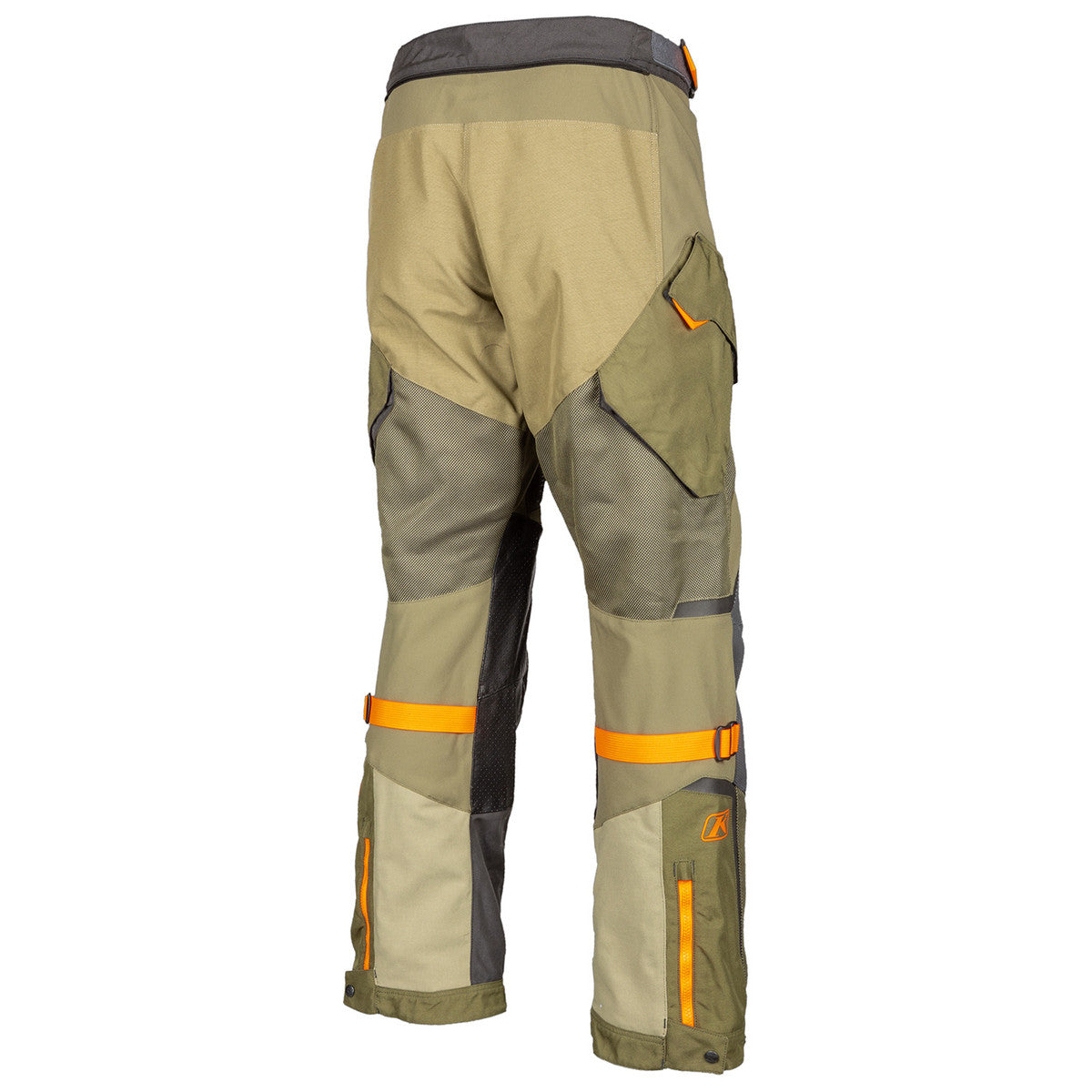 Klim Baja S4 Pants sage hi vis rear view
