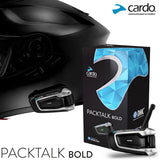 Cardo PackTalk BOLD fitted to a helmet