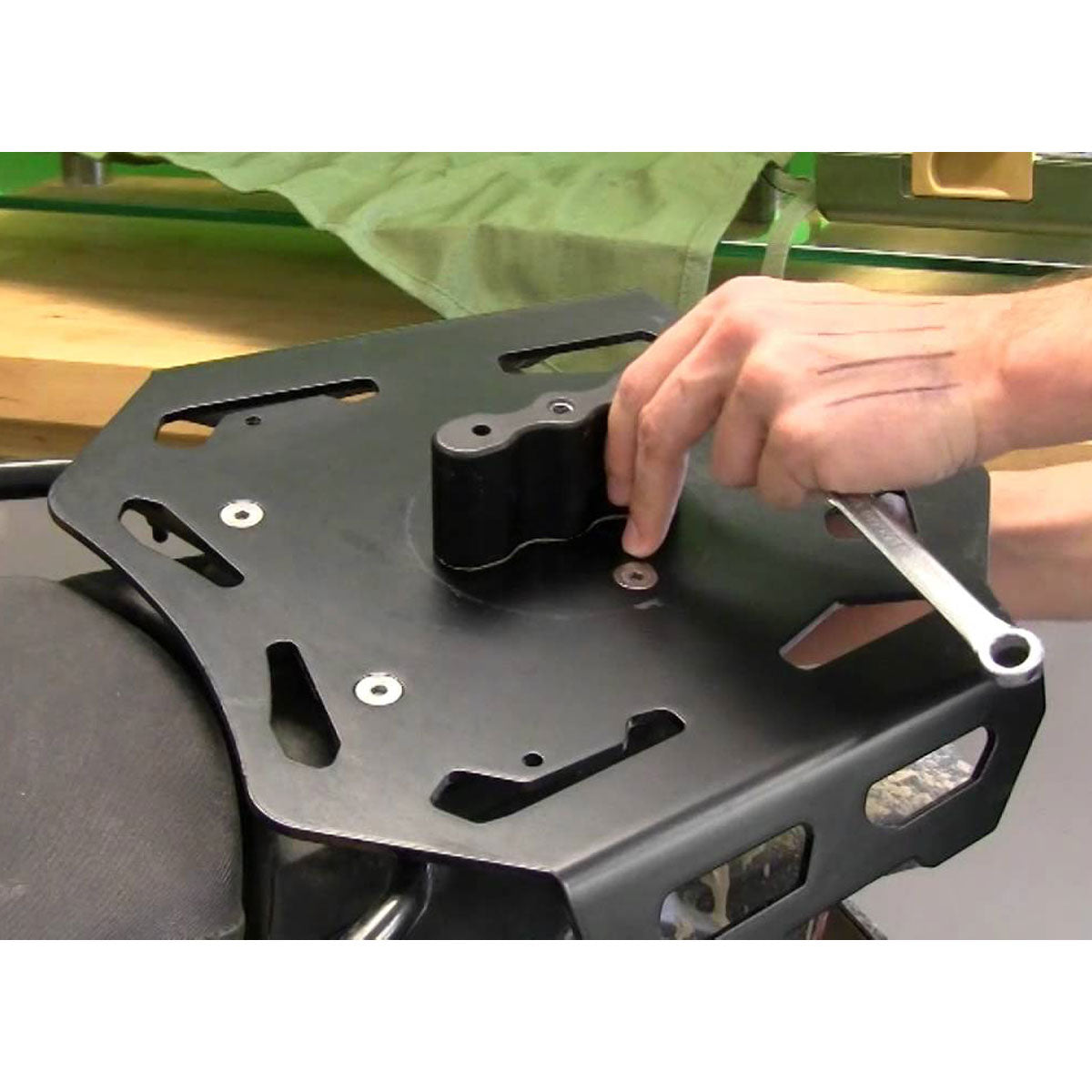 RotopaX DLX Pack Mount in use