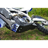Yamaha Bash Plate AX1459 BLK - WR/YZ 250/450 F/FX 18-22 fitted to Yamaha motorcycle