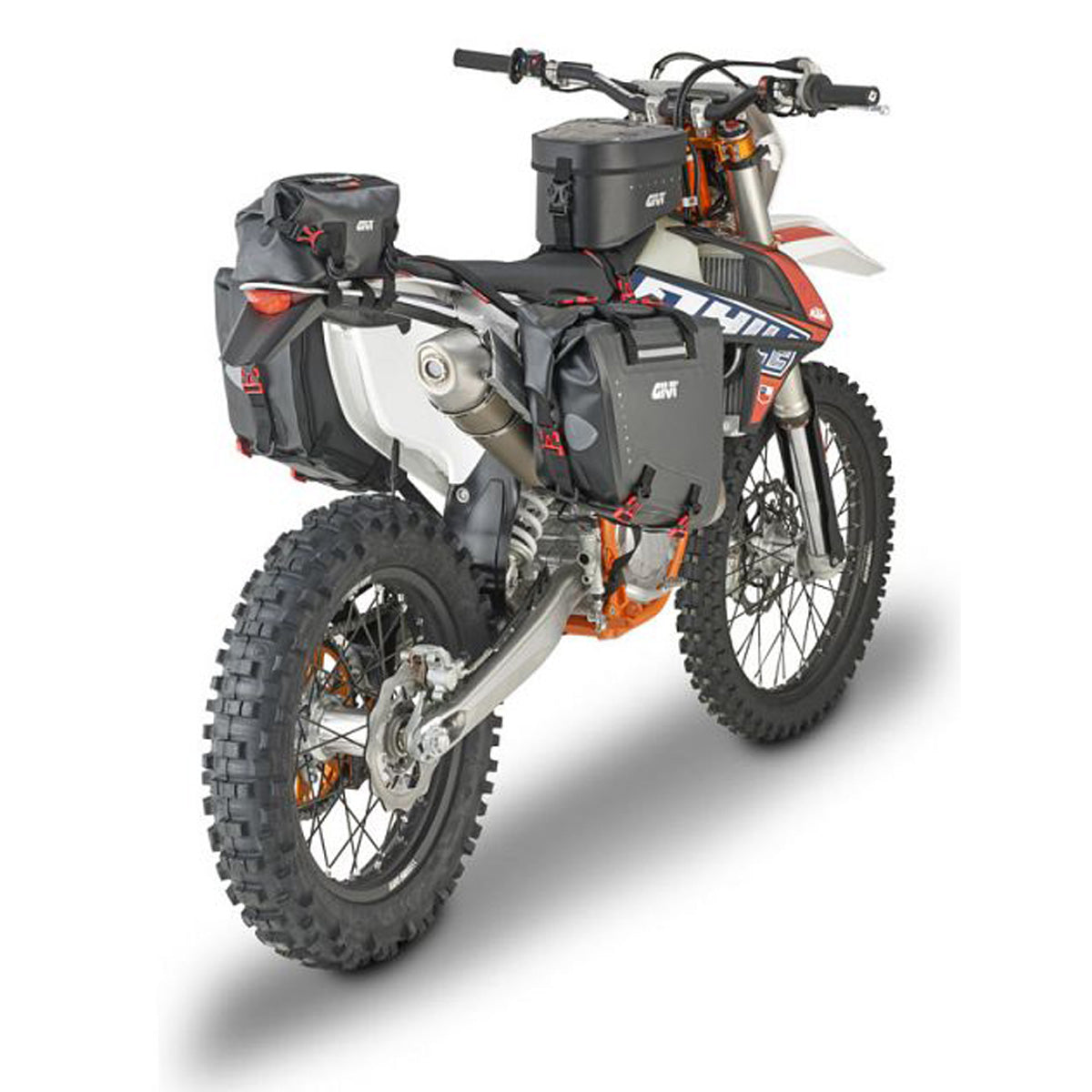 Givi GRT717B Tool Bag fitted to rear of bike