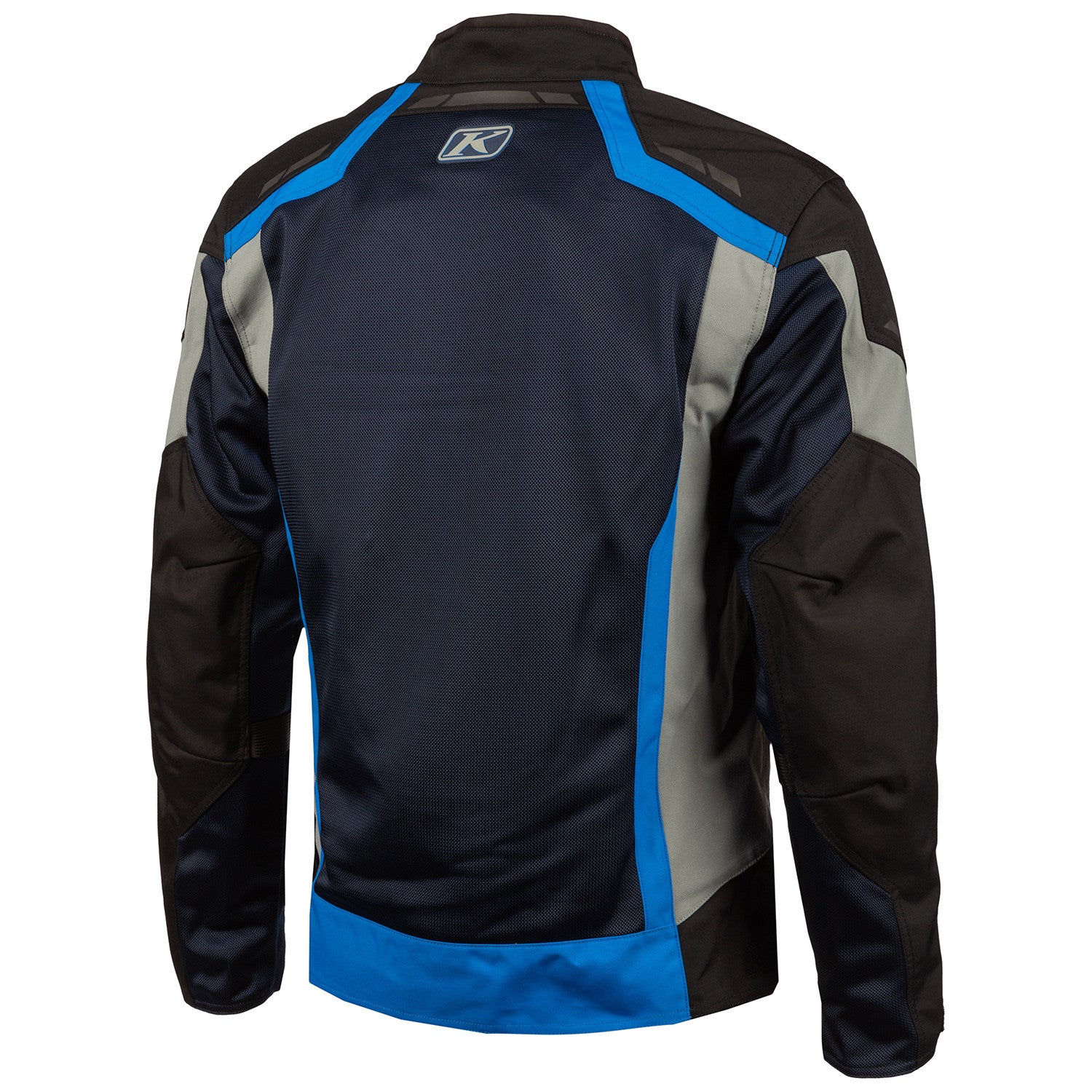 Klim Induction Jacket in blue rear view