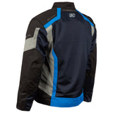 Klim Induction Jacket in blue side angle view