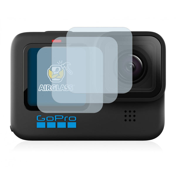BROTECT AirGlass Screen Protector GoPro Hero 10 Black (Front Display) 3 Pack