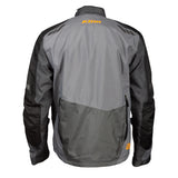 Klim Carlsbad Jacket (series #2) orange and grey back
