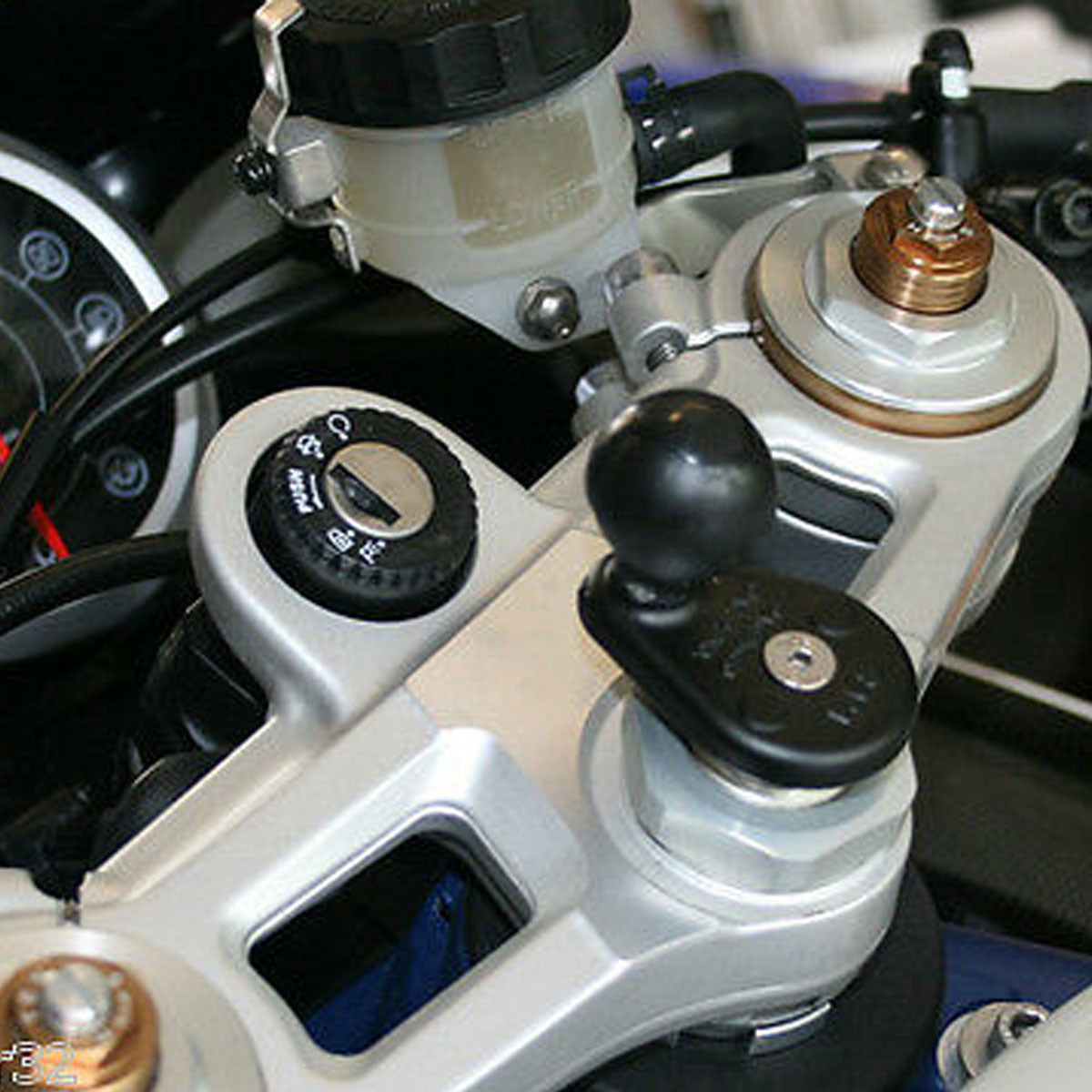 RAM® Motorcycle Fork Stem Ball Base