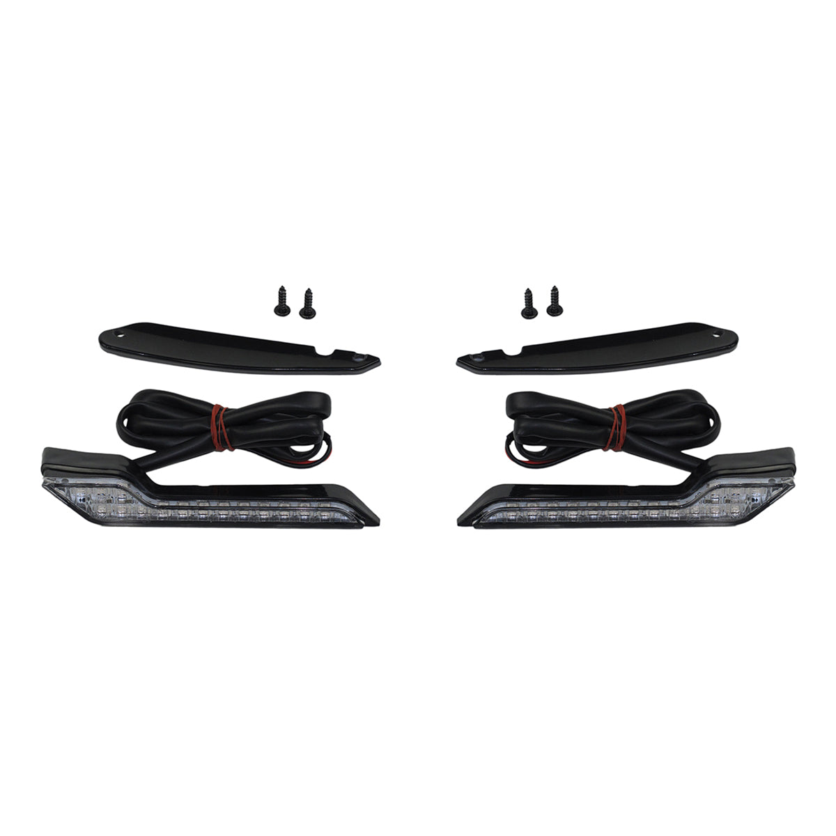 Barkbusters LED Handguard Lights disassembled